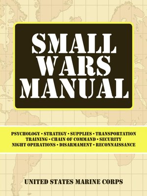 cover image of Small Wars Manual